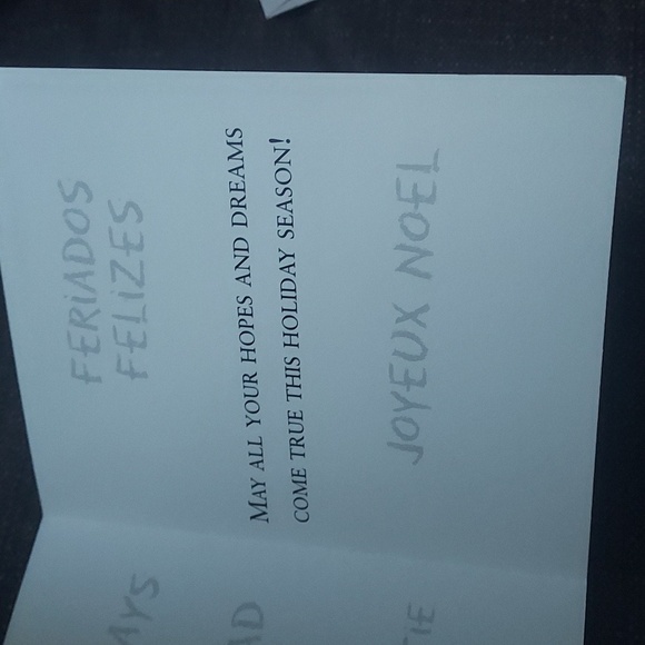 HAPPY holidays joyeux noel,  feriados felines  beautiful card with envlope - Picture 1 of 7